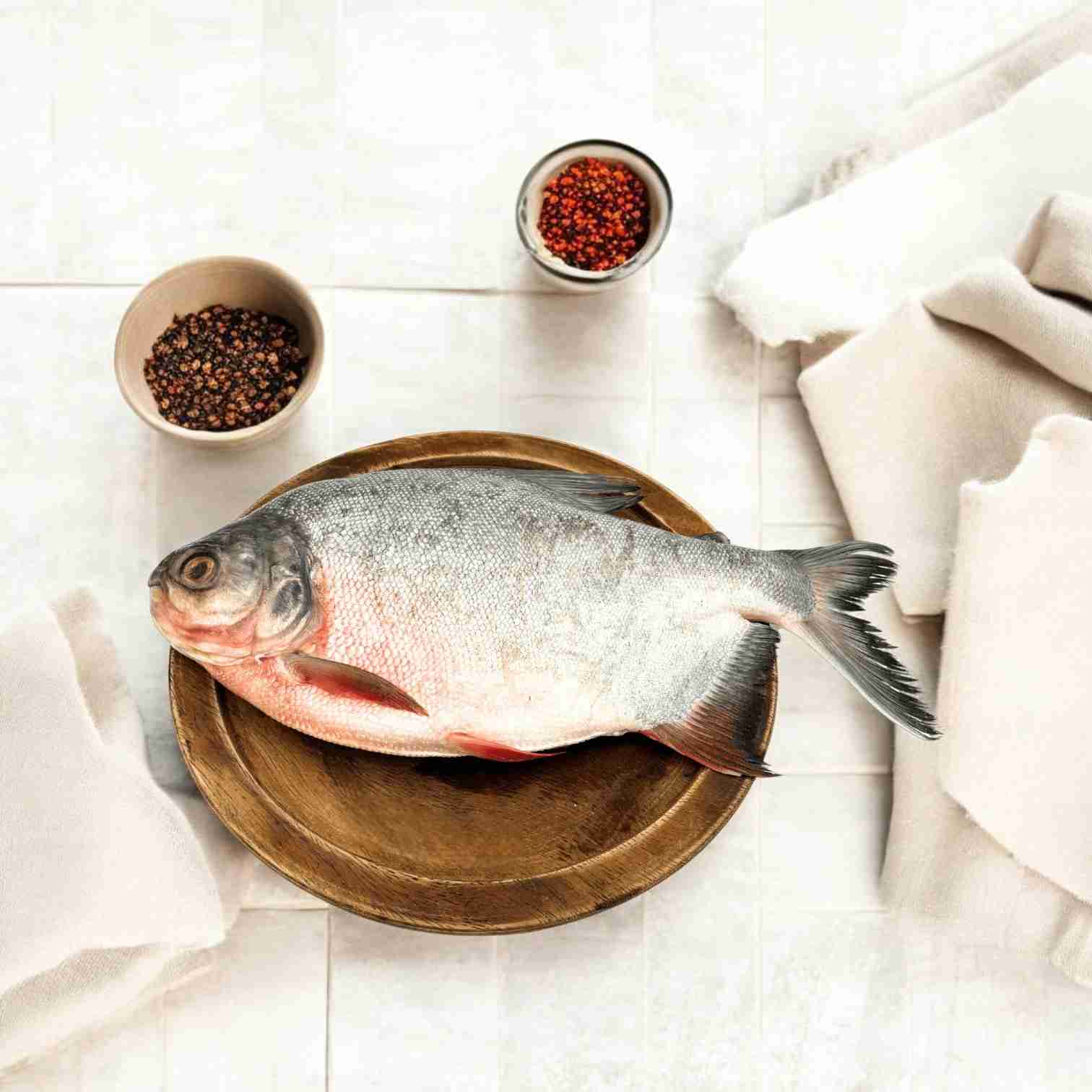 Roopchand (Chanduva) Fish - Cut,Cleaned